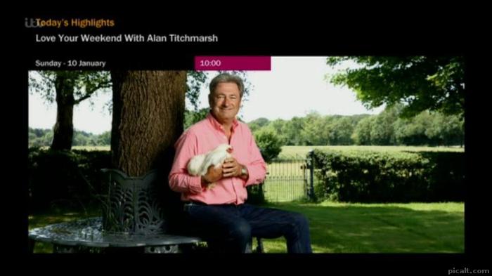 Today's Highlights Love Your Weekend With Alan Titchmarsh - Picalt - Who Is On Love Your Weekend With Alan Titchmarsh Today